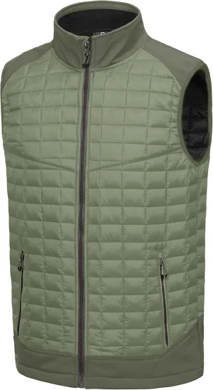 Little Donkey Andy Men’s Lightweight Puffer Vest, Warm Outdoor Sleeveless Jacket for Hiking Travel Running
