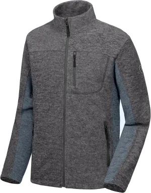 Little Donkey Andy Men's Winter Warm Polar Fleece Golf Jacket Lightweight Thermal Hiking Running Travel Jacket