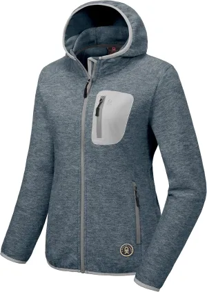 Little Donkey Andy Women's Lightweight Warm Polar Fleece Running Jacket Hooded Full-Zip Thermal Coat Hiking Travel Casual