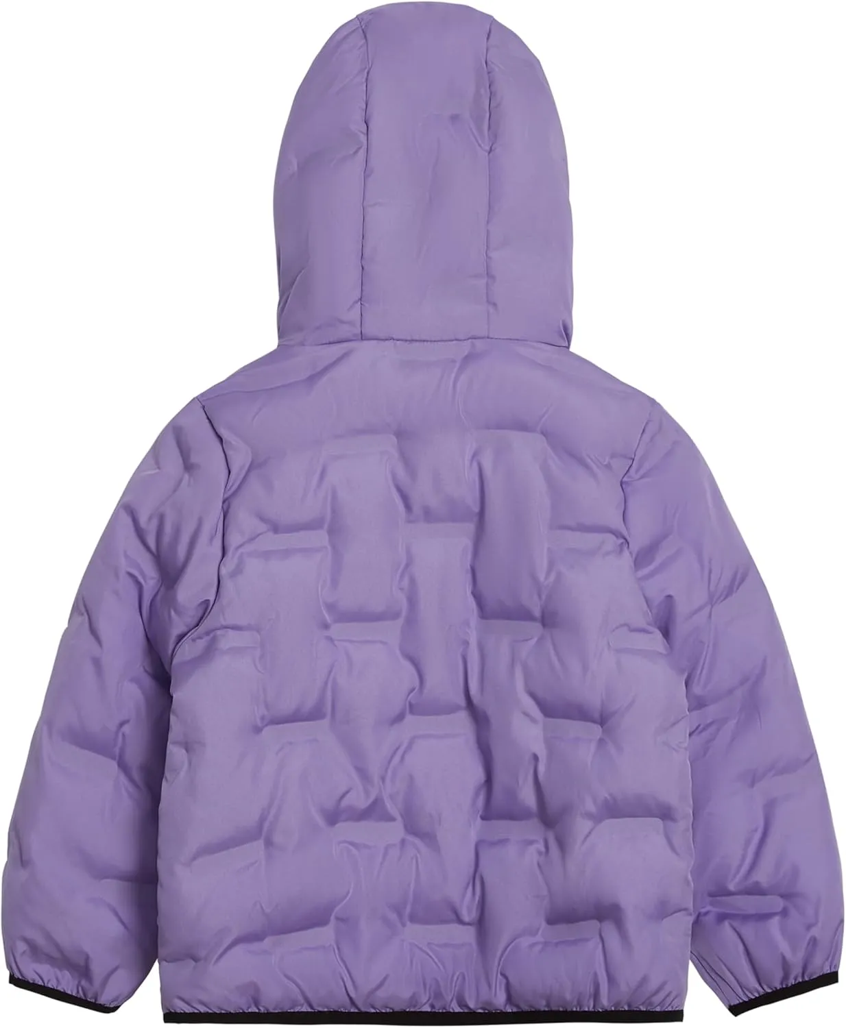 LONDON FOG Girls' Midweight Quilted Puffer Jacket Hooded Coat