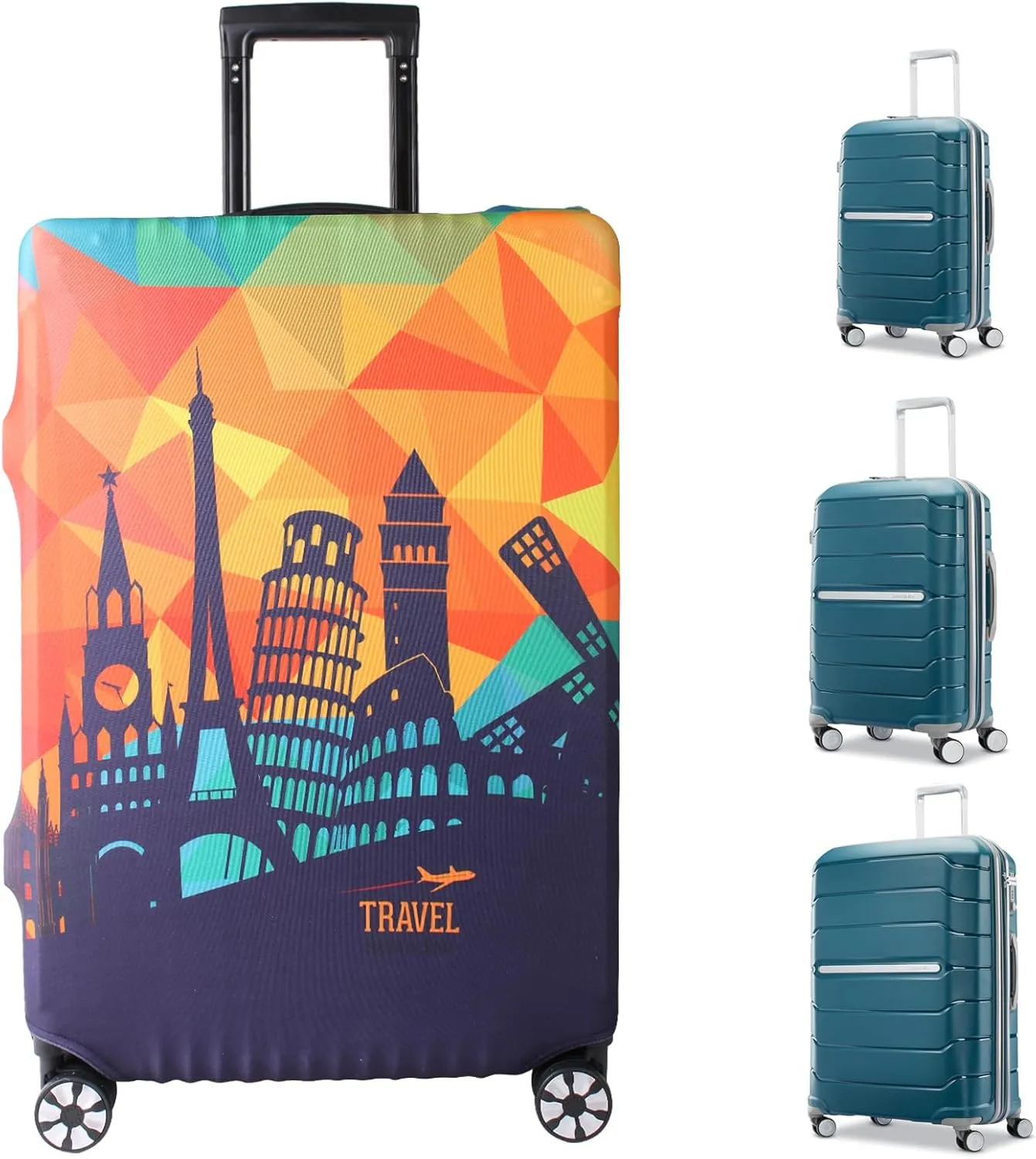 Luggage Cover Protector, Compatible with Samsonite, Fits 27-28 Inch Samsonite Spinner/Hardside Suitcase, 1 Piece