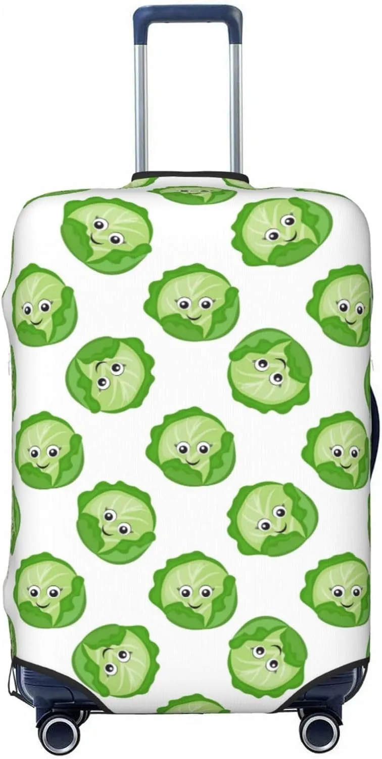 Luggage Cover Protector Suitcase Cover - bright cabbage cute eyes funny Soft Fashion Uitcase Cover for Luggage