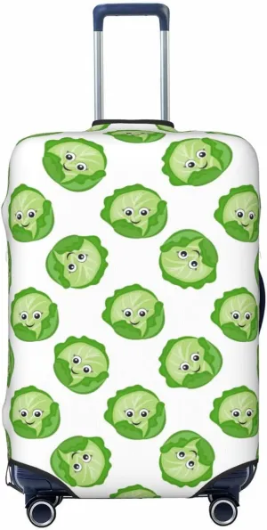 Luggage Cover Protector Suitcase Cover - bright cabbage cute eyes funny Soft Fashion Uitcase Cover for Luggage