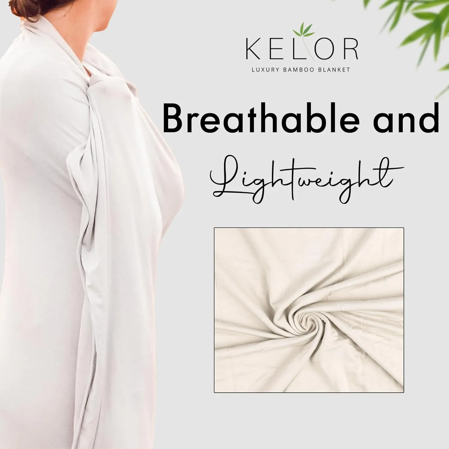 Luxury Cooling Travel Blanket - Stretchy, Lightweight Soft & Breathable Shawl Wraps for Women