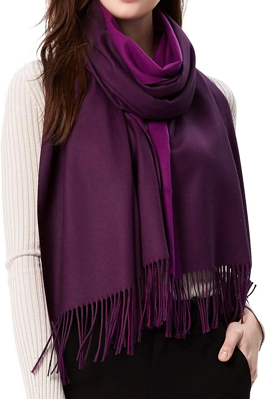 maamgic Women's Scarf Pashmina Shawls and Wraps for Evening Dresses Travel Office Winter Wedding Large Scarves