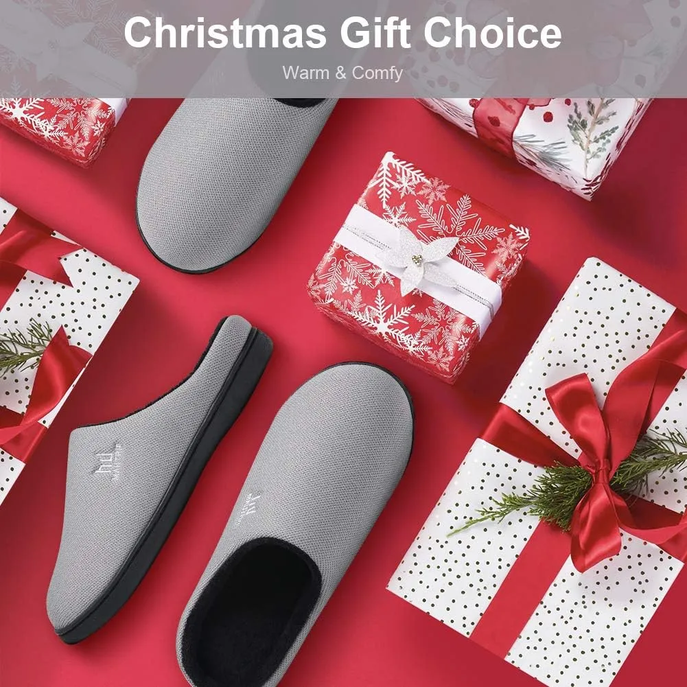 MAIITRIP Men's Cozy Memory Foam House Slippers Non Slip (Size:7-17)
