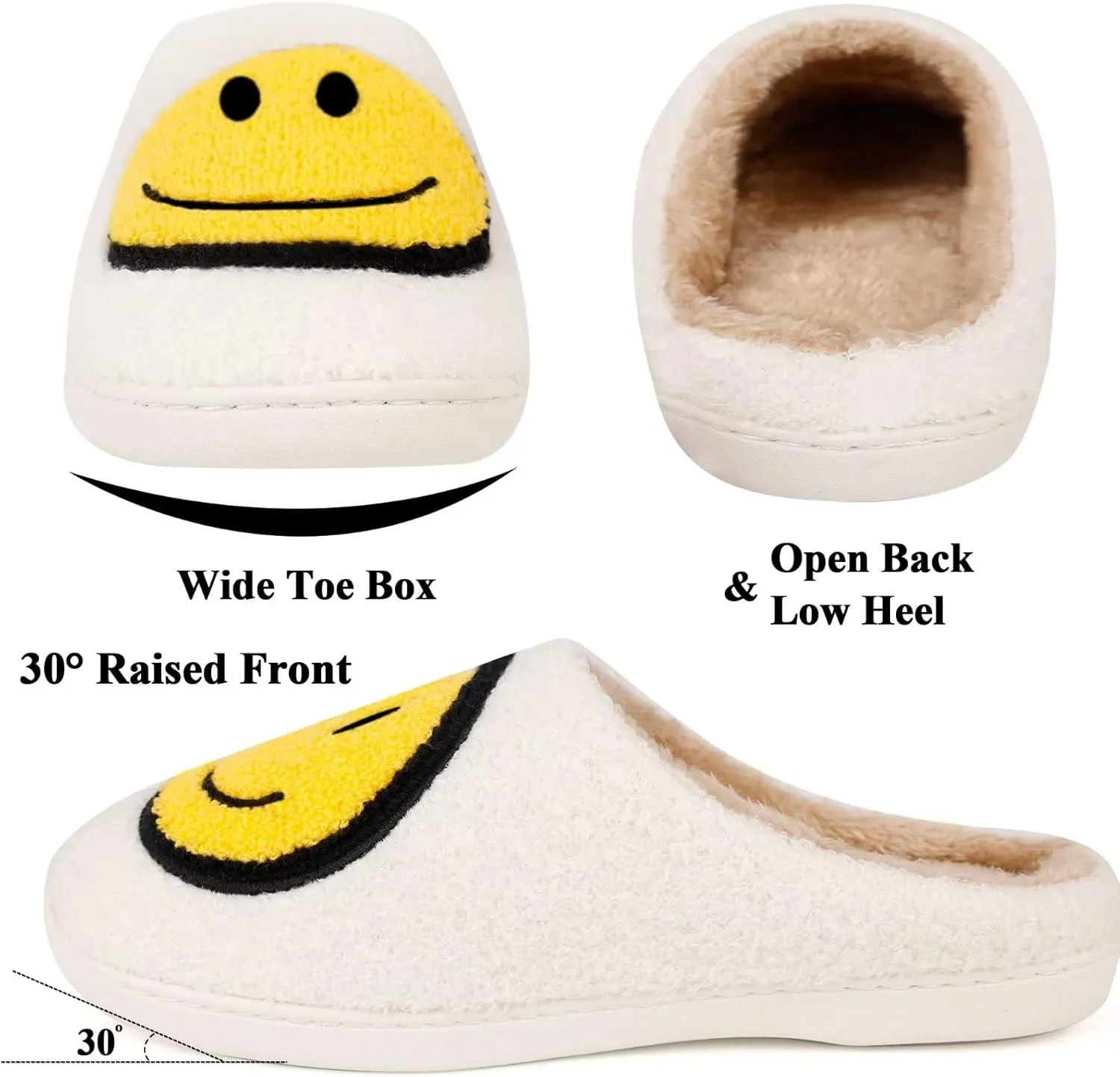 MAIITRIP Men's Cozy Memory Foam House Slippers Non Slip (Size:7-17)