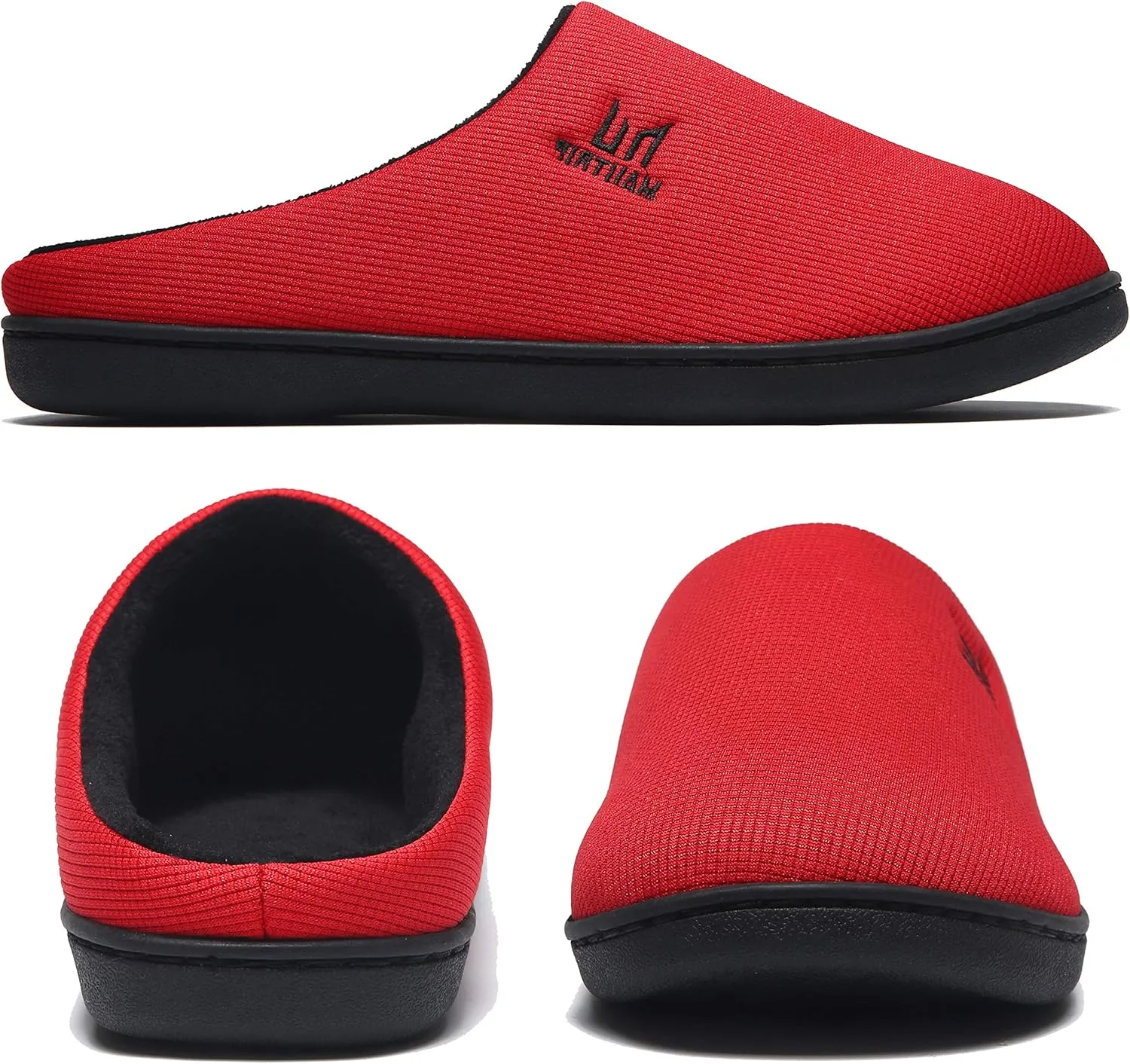 MAIITRIP Men's Cozy Memory Foam House Slippers Non Slip (Size:7-17)