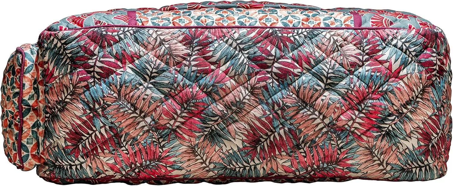 Maison d' Hermine 100% Cotton Handbag | Shoulder Bag | Shoulder Bag for the Beach | Shopping | Travel | Hiking | Women with Zip Pockets
