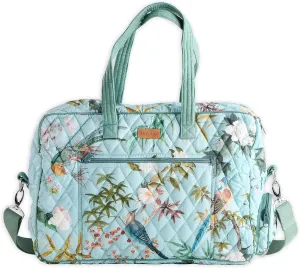 Maison d' Hermine 100% Cotton Handbag | Shoulder Bag | Shoulder Bag for the Beach | Shopping | Travel | Hiking | Women with Zip Pockets