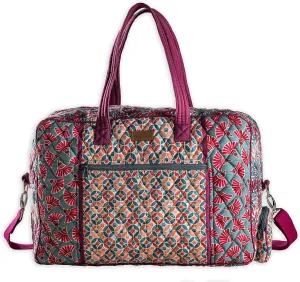 Maison d' Hermine 100% Cotton Handbag | Shoulder Bag | Shoulder Bag for the Beach | Shopping | Travel | Hiking | Women with Zip Pockets
