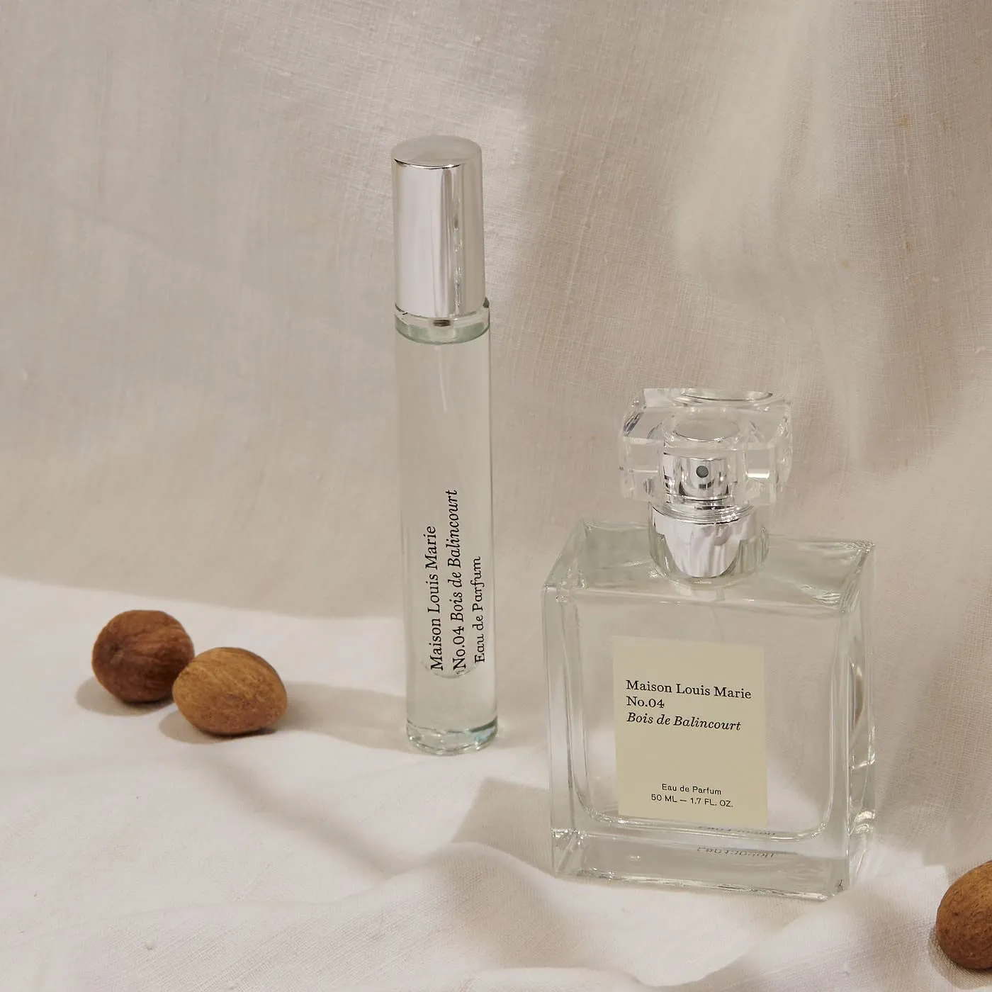 Maison Louis Marie - No.04 Bois de Balincourt Natural Eau de Parfum Travel Spray | Luxury Clean Beauty   Non-Toxic Fragrance (0.34 fl oz | 10 ml)