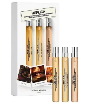 Maison Margiela ’REPLICA’ Travel Spray Set - Jazz Club, By the Fireplace, Autumn Vibes
