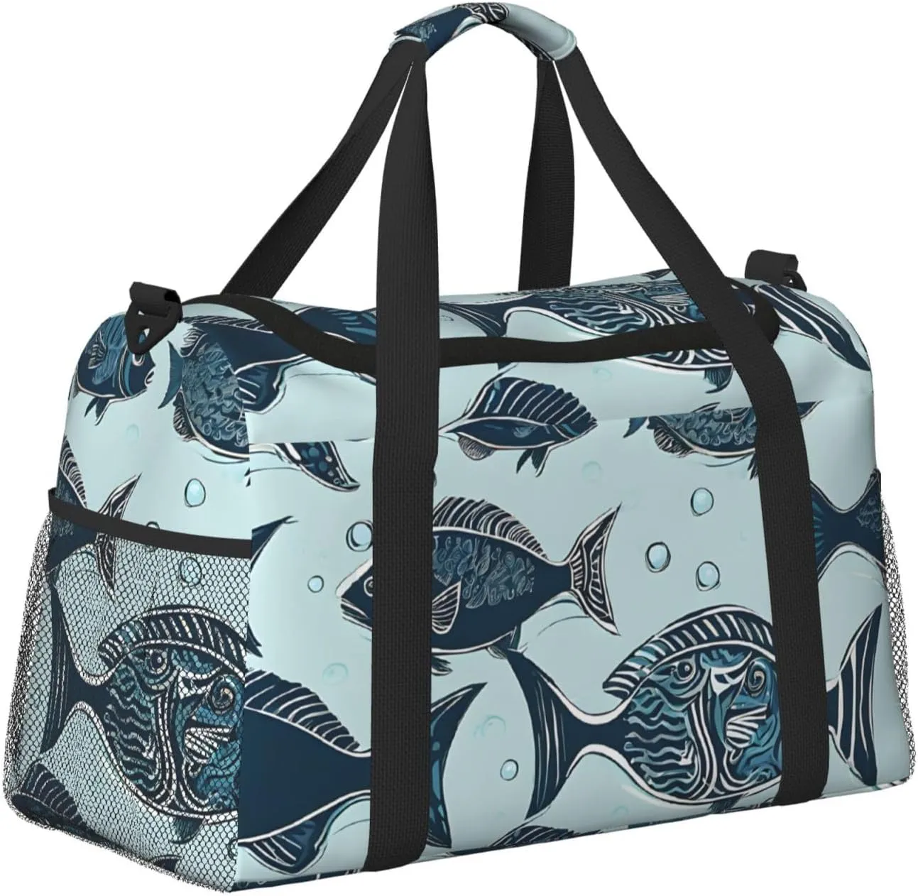 Manatee Animals Calf Durable Portable Crossbody Travel Bag, A Good Companion For Long-Distance Travel
