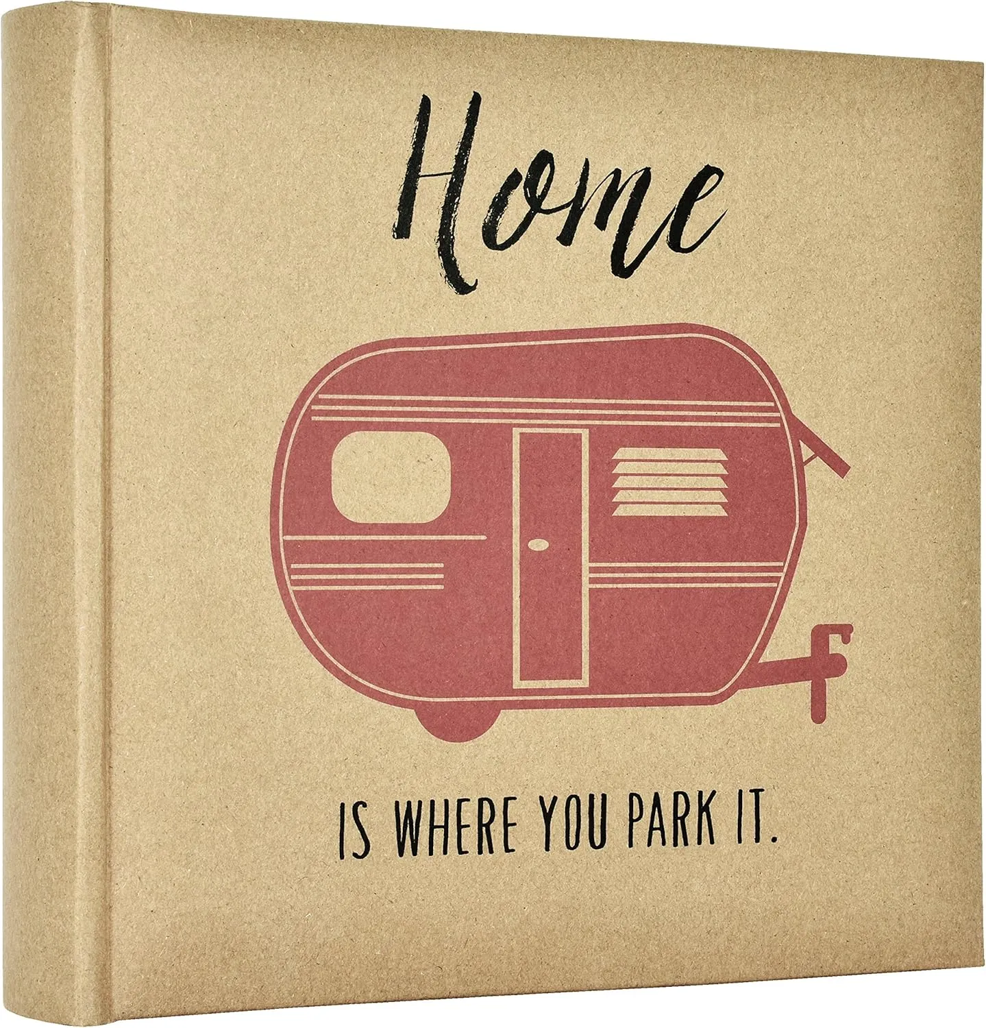 MCS 200-Pocket Home is Where You Park It 4x6 Photo Album with Writing Space, 8.5 x 8.5 Inches