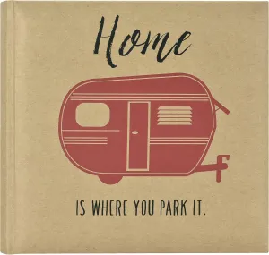 MCS 200-Pocket Home is Where You Park It 4x6 Photo Album with Writing Space, 8.5 x 8.5 Inches