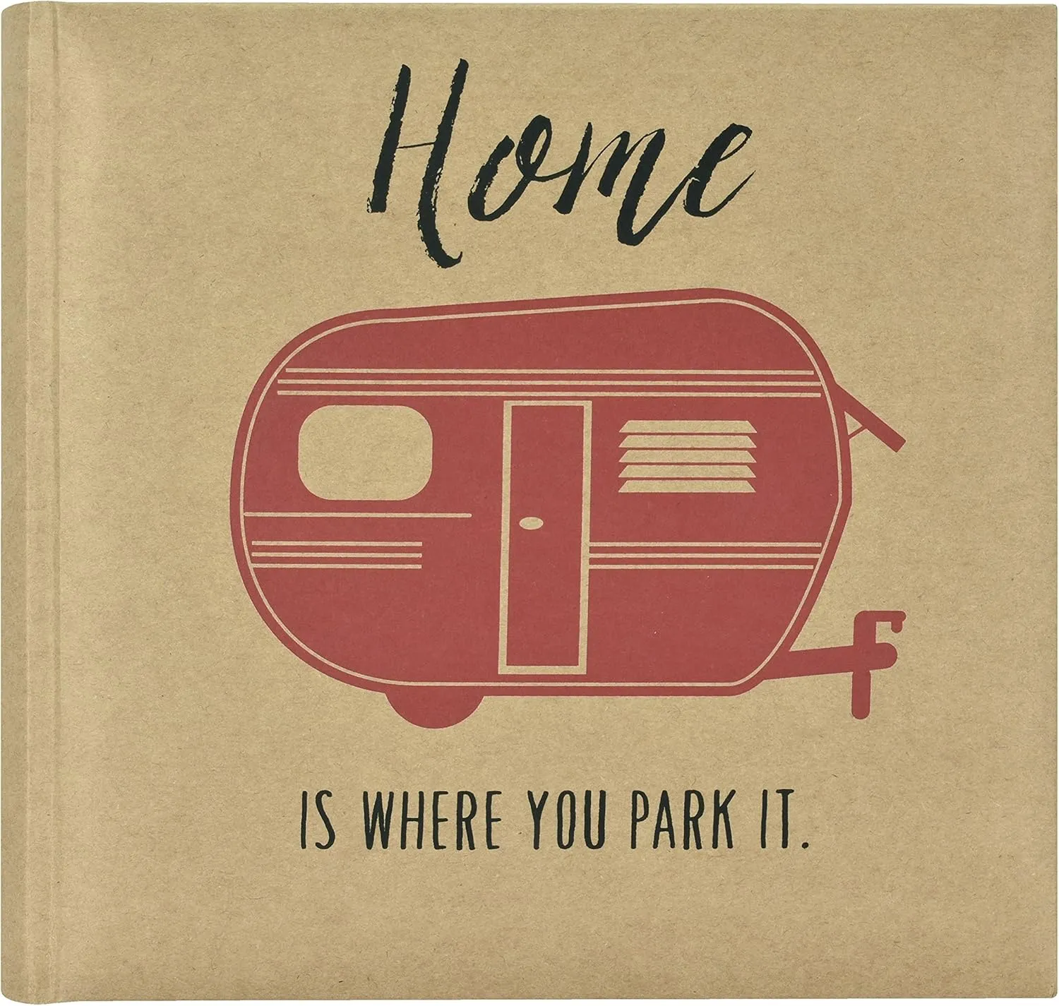 MCS 200-Pocket Home is Where You Park It 4x6 Photo Album with Writing Space, 8.5 x 8.5 Inches