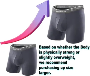 Men's Boxer Briefs, Soft and Breathable Cotton men‘s underwear’with ComfortFlex Waistband, mens underwear S-3Xl