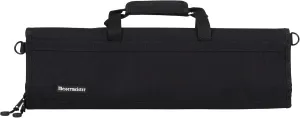 Messermeister Preservation 8-Pocket Knife Luggage, Black - 8 Elasticized, Reinforced Pockets for Culinary Tools - Holds Up to 18” Knife - Made From 100% Recycled Water Bottles