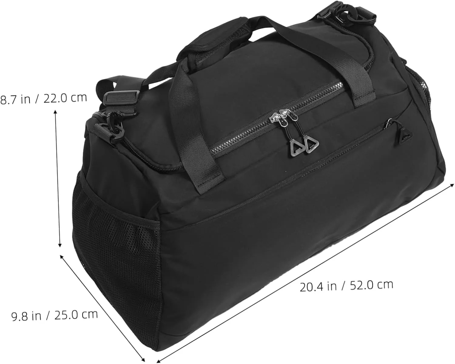 Milisten Golf Luggage Bag Wet Dry Compartment Men's Gym Bag Lightweight for Travel Portable Weekender