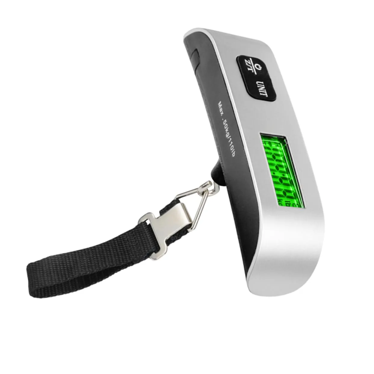 Mini Electronic Portable Luggage Scale 50kg Capacity Led Backlit for Night High Precision for Travel Outdoor Postal Family Use