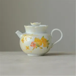 Mini Tea Set with Cloth Bag - 1 teapot   1 Cup Travel kit-style4