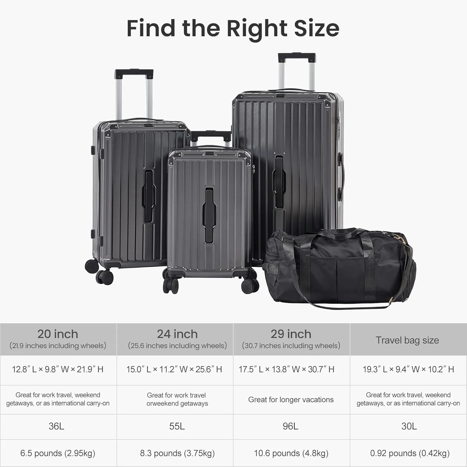 Modern, Dark Gray, One Size