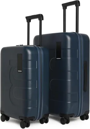 MOKOBARA The Em Set of 2 Polycarbonate Hardsided Luggage | 8 Wheel Trolley Bag Travel Suitcase for Men & Women (We Meet Again)