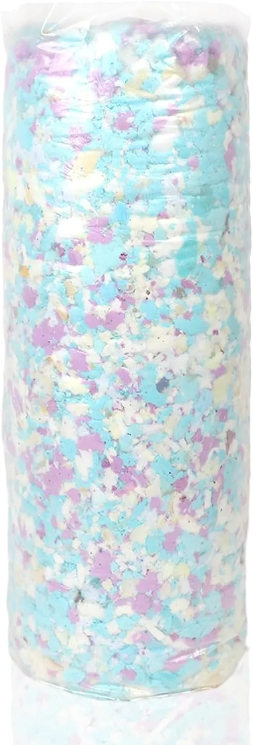 MorTime 5 lb Bean Bag Filler - Shredded Memory Foam Fill for Bean Bags, Pillows, Chairs & Crafts, 14 L
