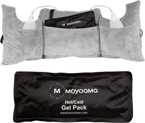 MOYOAMA Post Mastectomy Pillow with Cold Pack - Recovery After Breast Cancer Surgery, Breast Augmentation - Lightweight Post Surgery Pillow with 4 Built-in Pockets to Support Healing