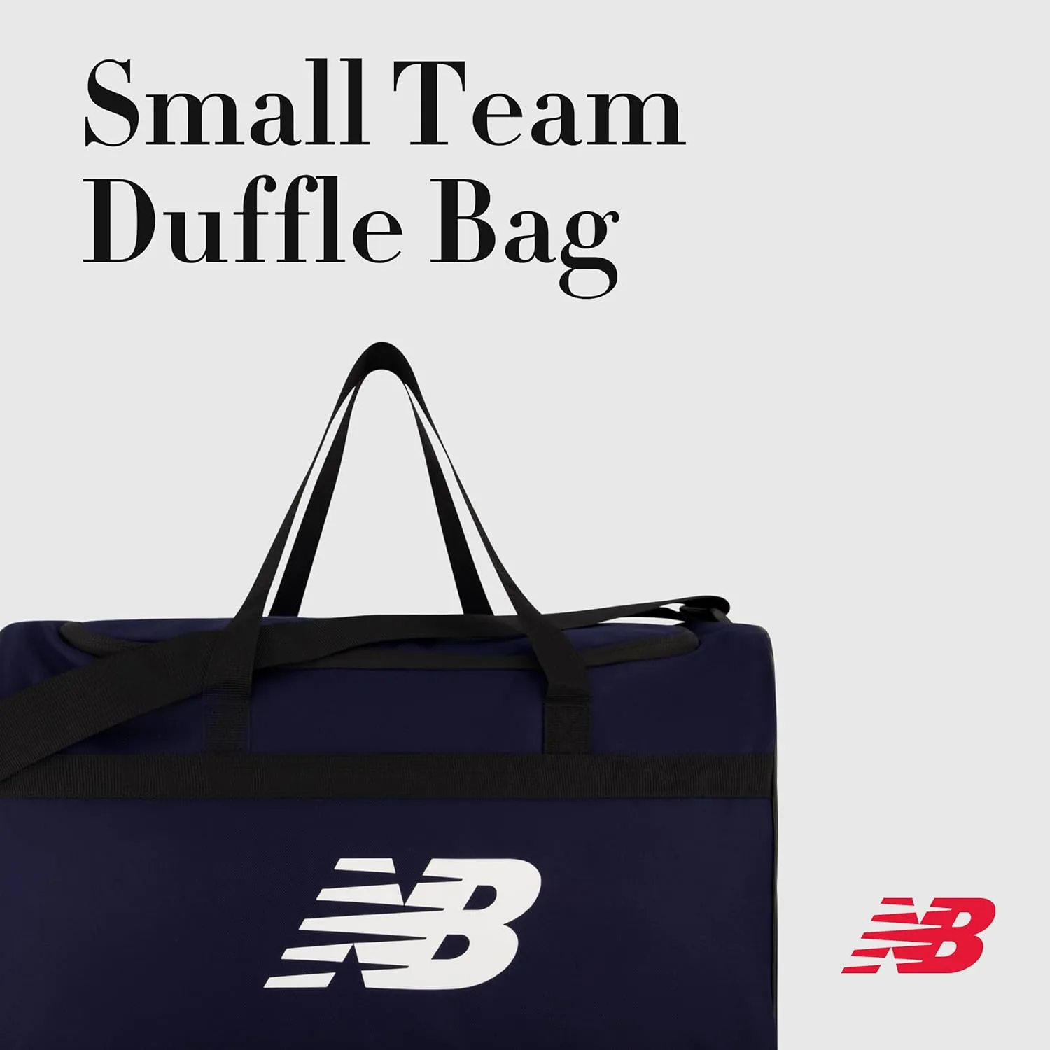 New Balance Duffel Bag, Small Carry On Gym Travel Luggage with Carrier Handles and Adjustable Shoulder Strap