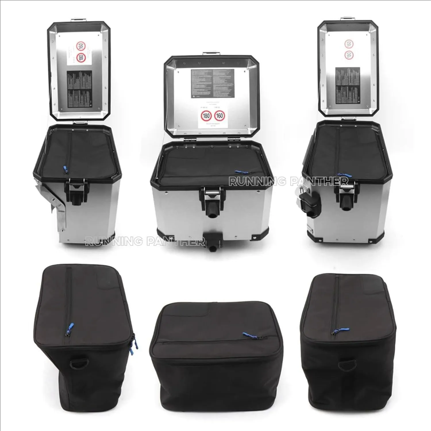 New for BMW R 1200 GS luggage bags Inner Bags Expandable Top Case Pannier Saddlebag Bags Waterproof for R1200GS R1250GS Adventure F750GS F850GS F800GS (A set inner bag)