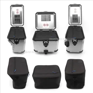 New for BMW R 1200 GS luggage bags Inner Bags Expandable Top Case Pannier Saddlebag Bags Waterproof for R1200GS R1250GS Adventure F750GS F850GS F800GS (A set inner bag)