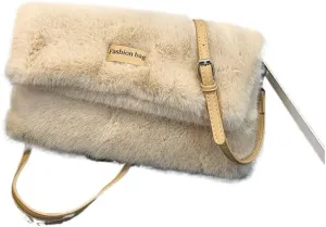 New Plush Shoulder Body Bag Shoulder Armpit Tote Y2K Purse Hobo Bag Womens Purses Crossbody