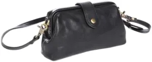 New Premium Leather Retro Handmade Bag Unique Opening Small Cross Body Shoulder Bag Vintage Doctor Bag for Women