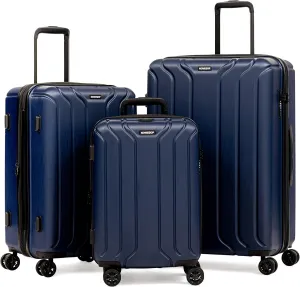NONSTOP NEW YORK Luggage Expandable Spinner Wheels hard side shell Travel Suitcase Lightweight, TSA Lock, Double USB Port
