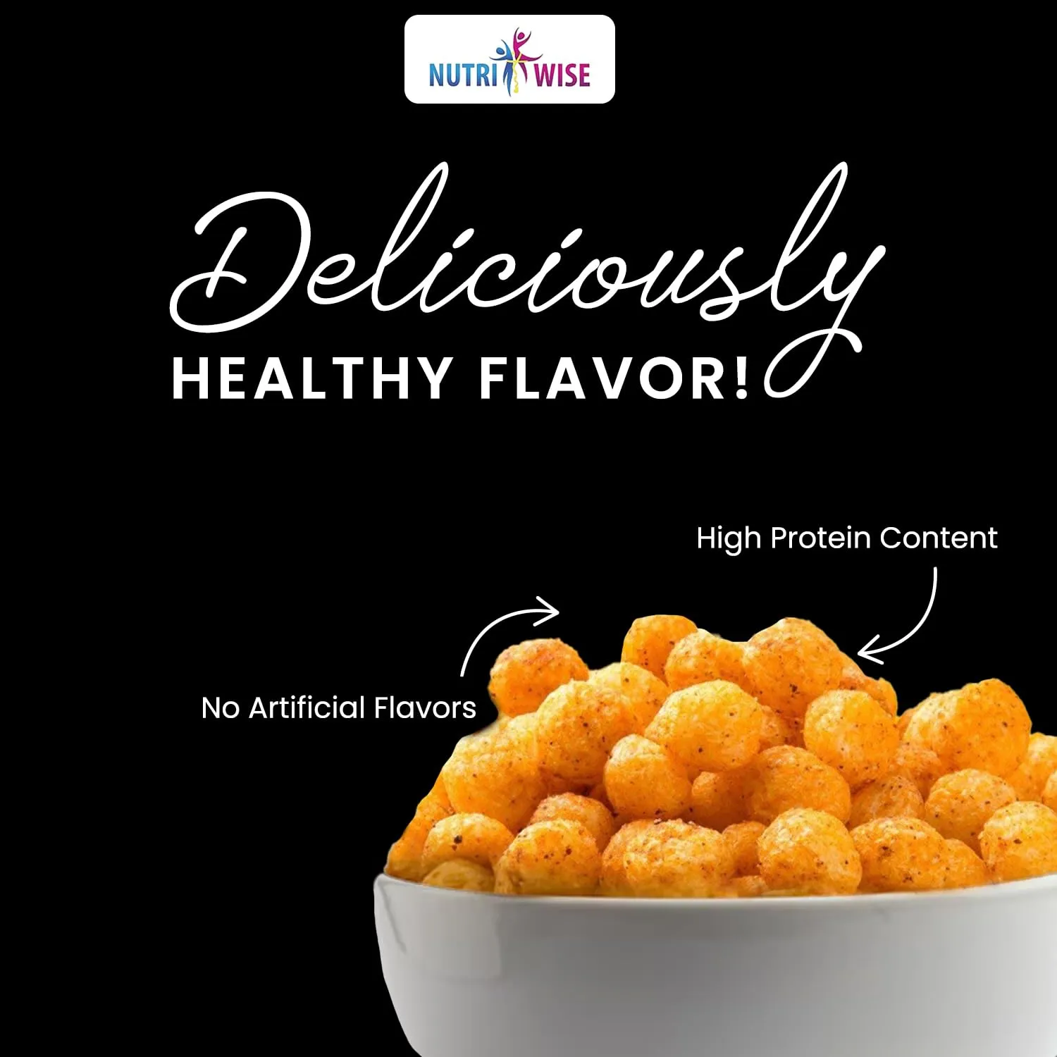 NutriWise Protein Crisps | Barbecue | Healthy Delicious Diet Snack | Gluten Free, Low Fat, Low Sugar, Low Carb | 7 Bags