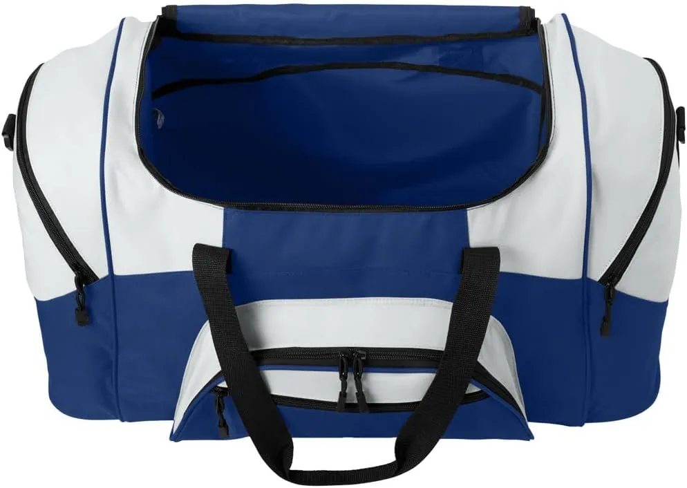 Ole Miss Duffel Bag LARGE University of Mississippi Suitcase or Gym Bag for Men Ladies Him or Her! (Royal)