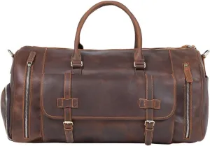 Oversized Capacity Travel Bag Men's Vintage Hand Luggage Bag