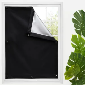 Oxdigi 100% Portable Blackout Blind 23.6" x 45.3", Blackout Curtains Shades with Suction Cups, No Drill Temporary Window Cover for Travel, Bedroom, Baby Nursery Room, Dorm, RV, Skylight
