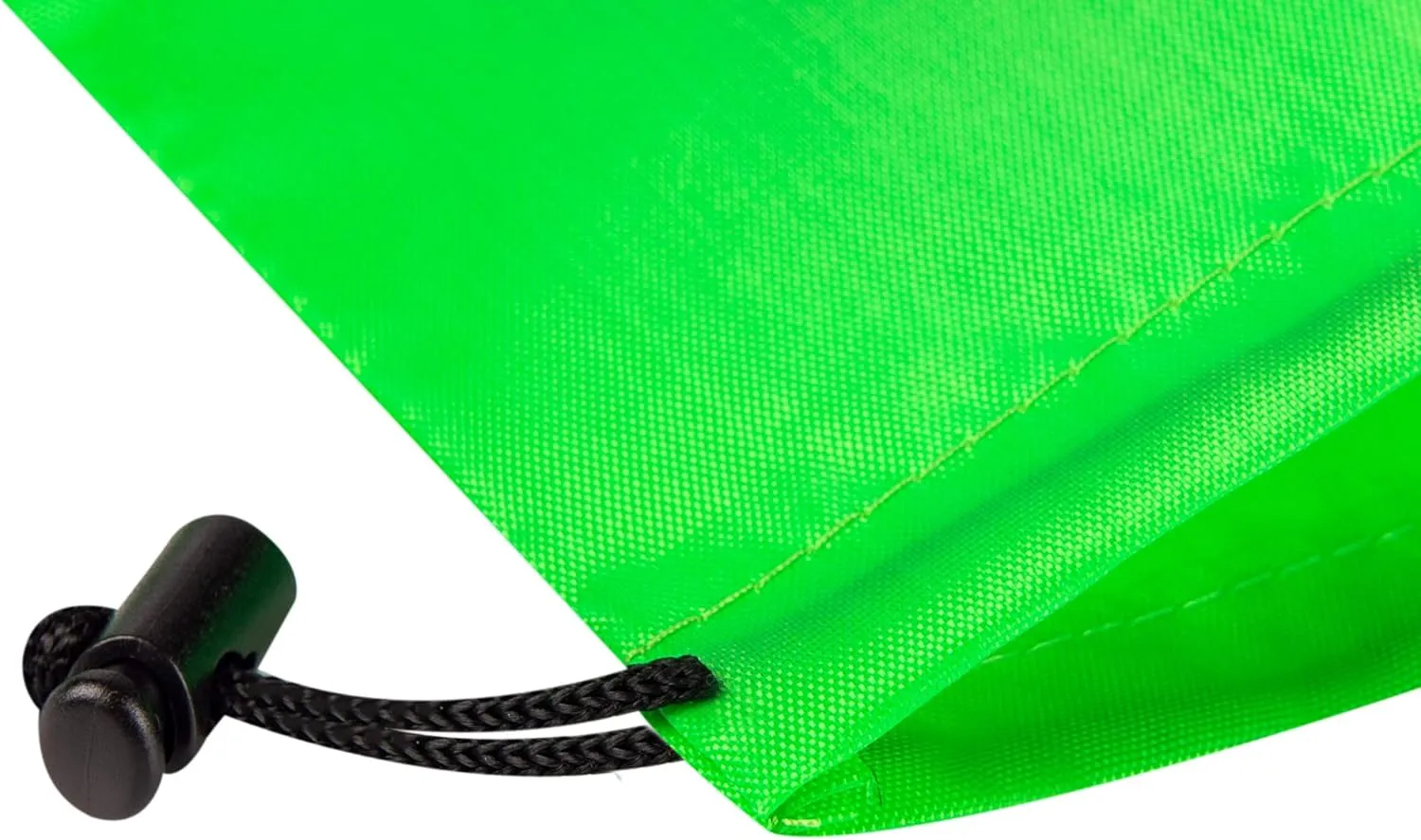PALTERWEAR Drawstring Bag - Nylon Cinch and Ditty Stuff Pouch with Toggle (5 x 7-12 pack, Green)