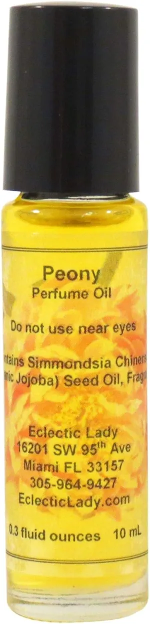 Peppermint Eucalyptus Perfume Oil, 0.3 Oz Portable Roll-On Fragrance with Long-Lasting Scent, Delightful Essential Oils and Jojoba Oil For Daily Use