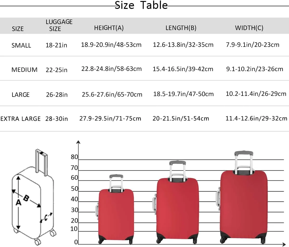 Personalized Name Girl Travelling Luggage Cover Protector Travel Bag Covers Love Travel Gift Travel Bag Covers Gift for Traveling Lovers 89, 18-21 inches, Type 3