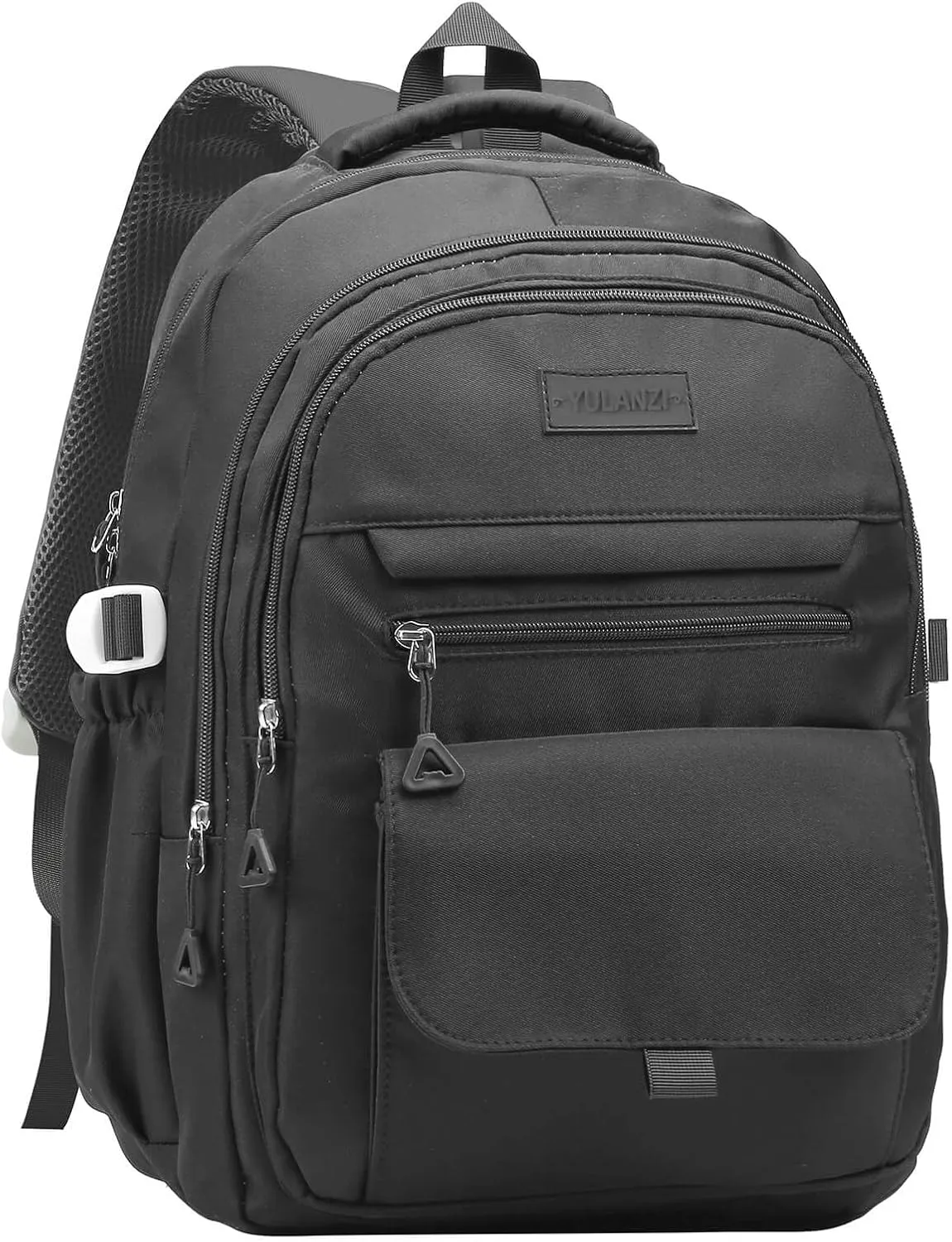 Phaoullzon Teen Girls School Backpack for Boys, College Aesthetic Laptop Bookbag for Women,Black