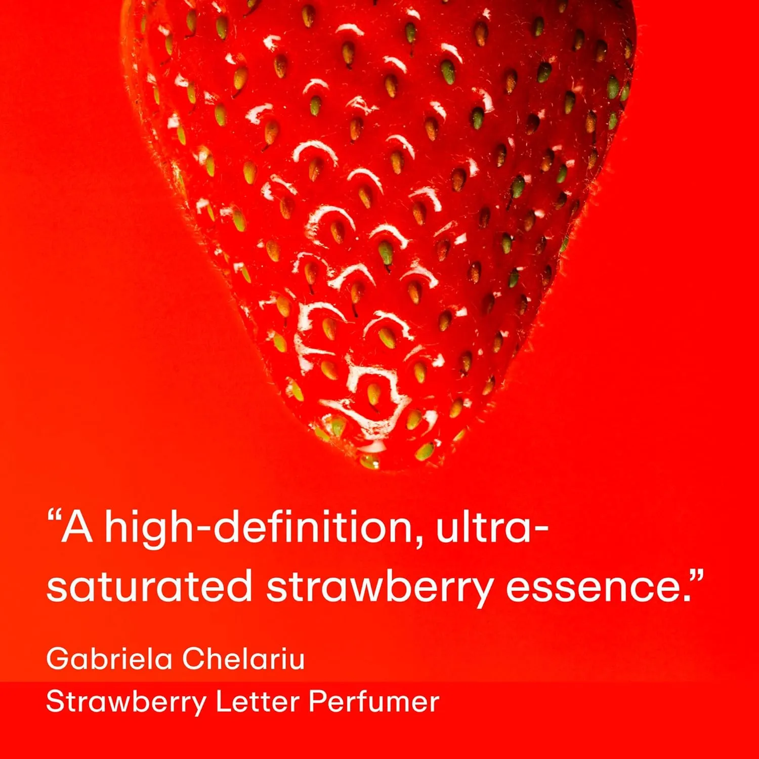 PHLUR Strawberry Letter Eau de Parfum - Travel Size Perfume Spray for Women & Men - Strawberry Gourmand Fine Fragrance (9.5mL)