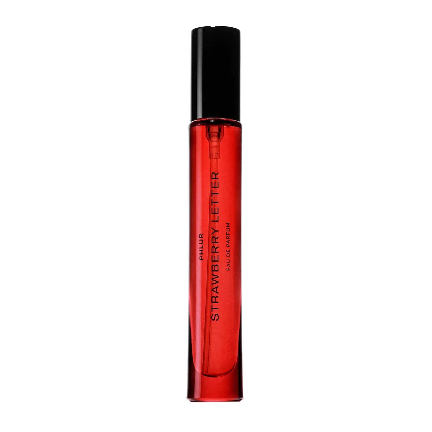 PHLUR Strawberry Letter Eau de Parfum - Travel Size Perfume Spray for Women & Men - Strawberry Gourmand Fine Fragrance (9.5mL)