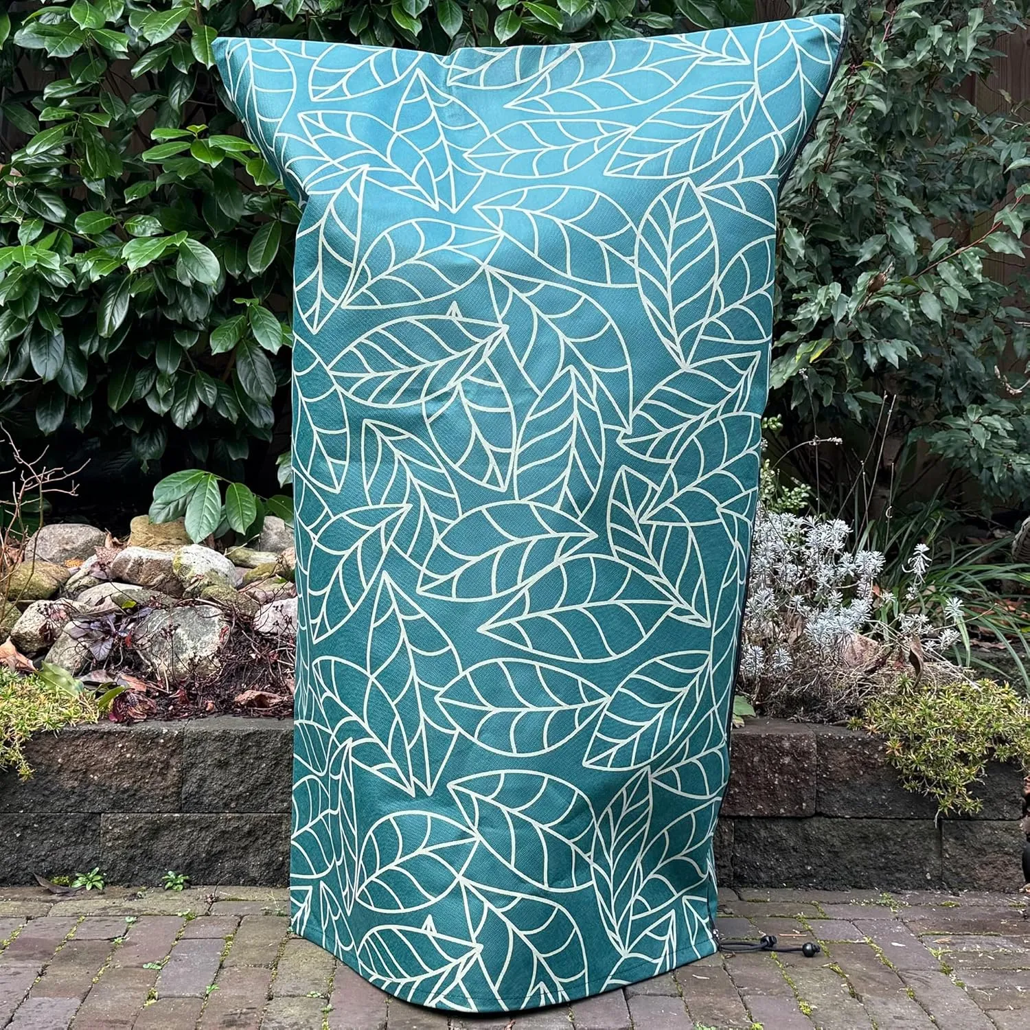 Plant Covers Freeze Protection 32"x47" in 2 Pack | Green Winter Frost Blankets for Outdoor Plants | Reusable Garden Cover Bags with Zipper Drawstring | Cold Weather Shrub Protection Cloth