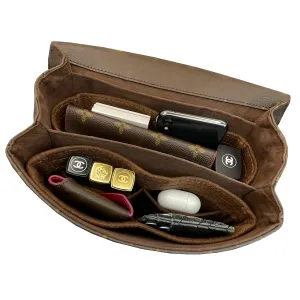 Pochette Metis Bag Organizer Insert, Lv Pochette Metis East West Organizer, Handmade 2mm Premium Wool Felt Snug Sturdy (For Pochette Metis, Sienna)
