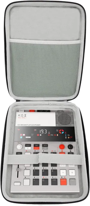 Pocket Operator Bag for EP–133 K.O. II: Compatible for Teenage Engineering EP–133 K.O. II Soft Bag,Splashproof Protective Pouch Sampler, Synthesizer, Drum Machine EVA Travel Case