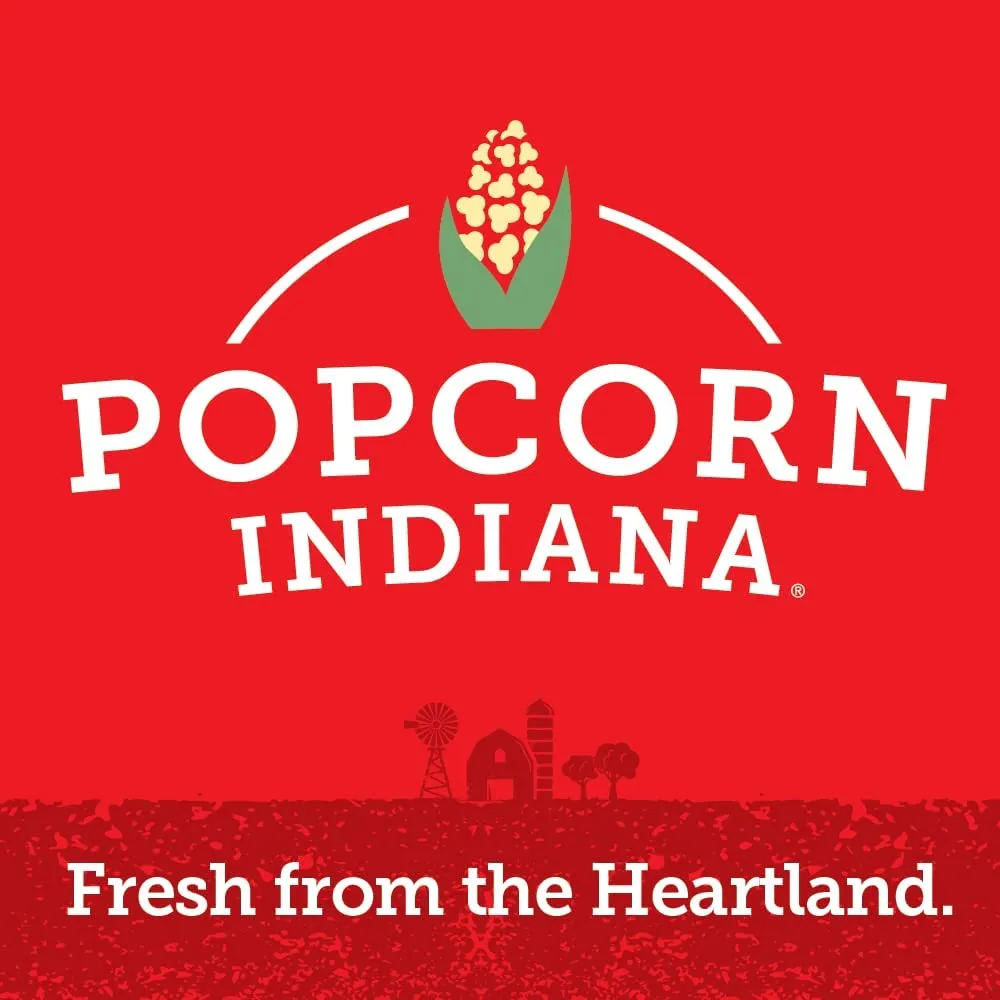 Popcorn Indiana Movie Theater Butter – Rich Butter Movie Theater Popcorn, Authentic & Gourmet Flavor, Gluten Free, 5.5 Oz (6 Pack)